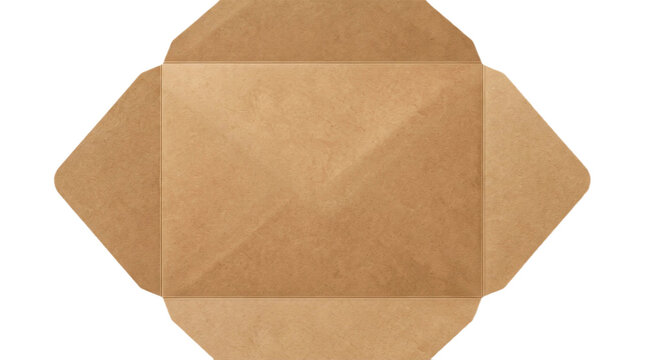 Isolated Envelope A simple brown envelope icon ideal for various digital projects or backgrounds representing communication and messaging clean 3D graphic
