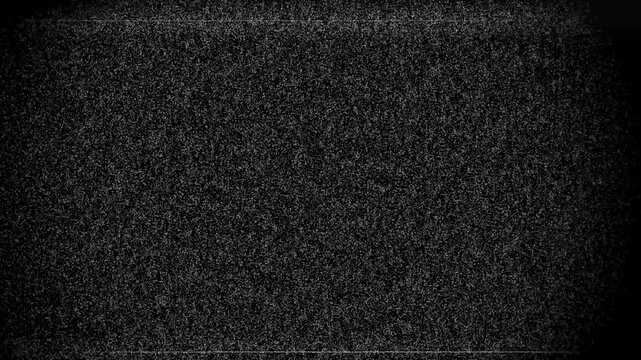 Television turn on and off, glitch noise static television VFX. footage, error tv, visual video effects stripes background