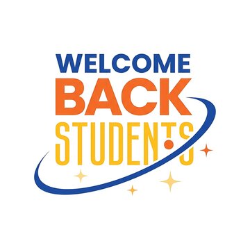 Welcome back students text with colorful design , And, Back to School 2026, Back to School Poster Design, School Admission, Back to School, School Admission Flyers