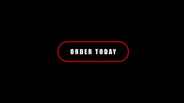Animated "ORDER TODAY" typography button on black background