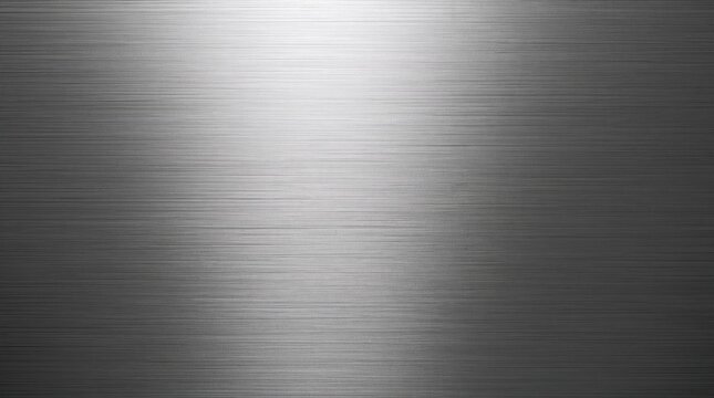 Brushed Metal Titanium Surface Texture Shiny Silver Background Material