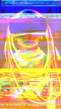 Vertical Glitch Transition 01