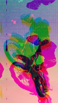 Vertical Glitch Transition 08