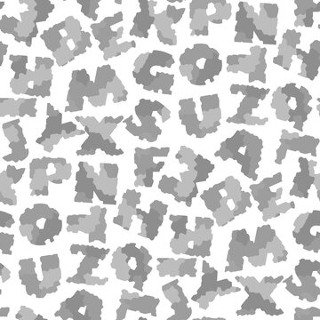 Vector - colored alphabeth seamless pattern.