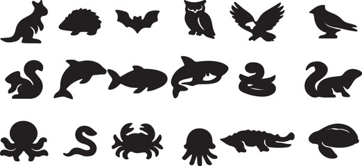 set of animals © MdShomrat