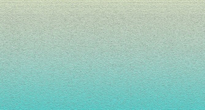 Abstract digital glitch art with horizontal lines and distorted screen noise pattern in shades of grey and mint green background