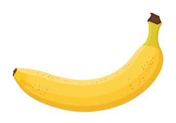 Yellow Banana Fruit with Brown Tips. © Afif