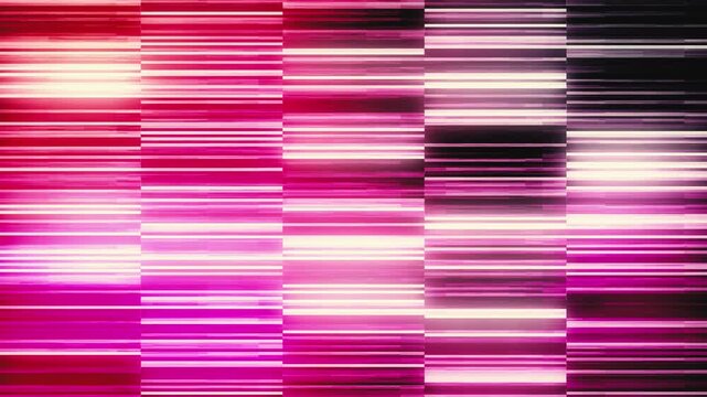 Abstract Glowing Neon Audio Equalizer Bars Background
Animation of an audio equalizer background with glowing neon bars flickering