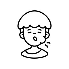 Fototapeta premium Child Swollen Cheek Pain