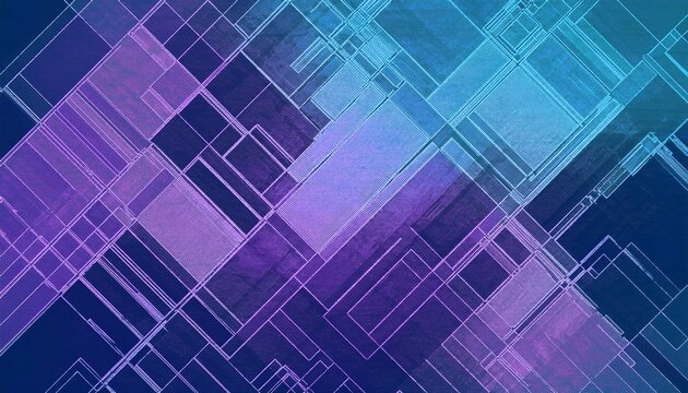 blue and violet grunge geometric tech abstract background design