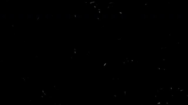 Vintage analog film tape defects with heavy dust and scratches