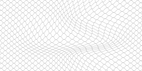 Curved net pattern. Seamless design for sportswear or equipment like soccer goals, volleyball nets, basketball hoops, hockey nets modern © madam