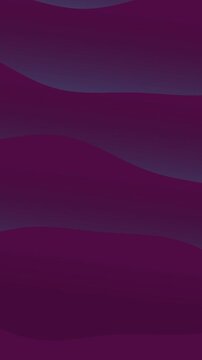 Vibrant purple waves undulate across a dark landscape
