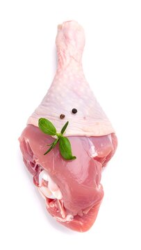 Raw Turkey Leg. (1)