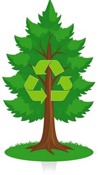 Recycle Tree Symbol. (1)