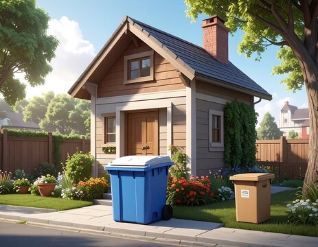 Recycling Day Home.