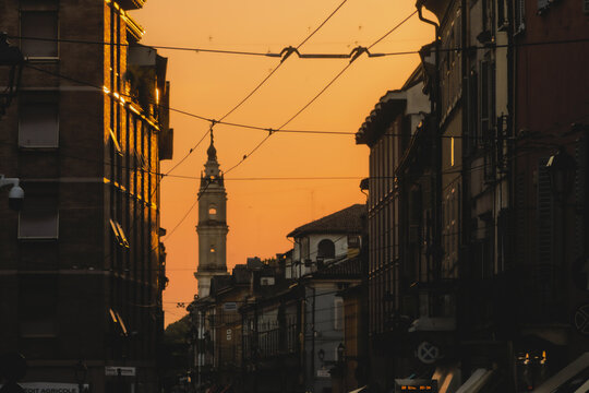 The city of Parma, in Emilia-Romagna