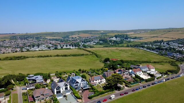 Seafront Homes at Bowleaze Cove, Weymouth &ndash; Drone Video