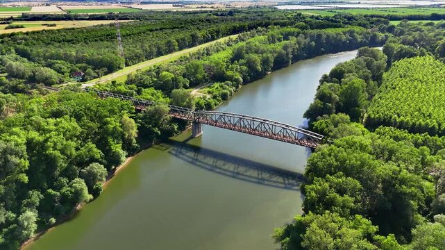 Railroad Bridge on the Tisza near Szeged