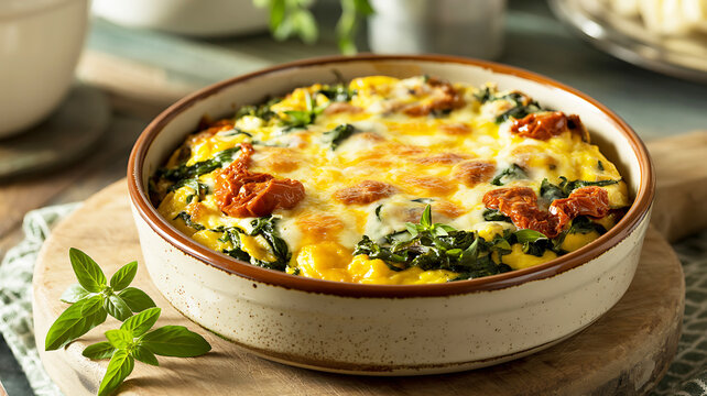 Delicious quiche Lorraine, savory tart, breakfast dish, brunch recipe, egg pie
