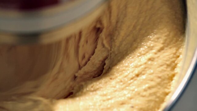 Electric Stand Mixer Churning Creamy Lucuma