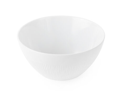 empty bowl isolated on white background.