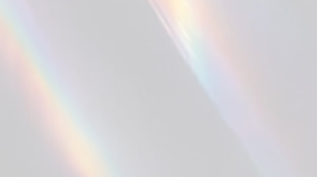 Crystal rainbow flare png with luminous refraction light, radiant glass reflections and transparent abstract overlay design.