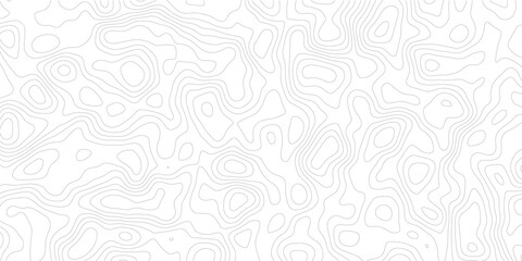 Abstract white and black  topographic contour map background with geographic elevation lines, minimal terrain relief pattern and paper texture © Noor Al Barakah