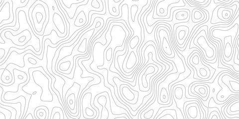 White and black topographic contour map background with organic geographic lines, minimal relief pattern and elegant paper texture design © Noor Al Barakah