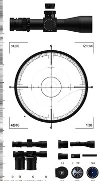 Rifle Scope Diagram.