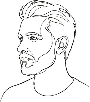 vector illustration of a man