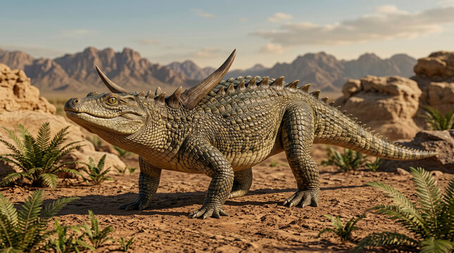 Aetosaurs (Aetosauria) were heavily armored, plant-eating archosaurs from the Late Triassic period.