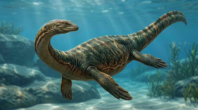 Ceresiosaurus (Ceresiosaurus calcagnii) was a long-necked marine nothosaur from the Middle Triassic of Europe.