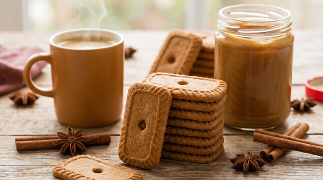 Speculoos, traditional Netherlands cookie 