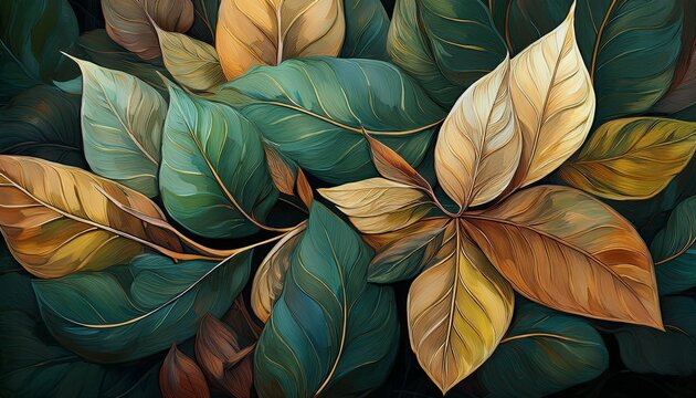 on leaves soothing and calming visuals relax