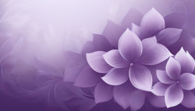 light purple floral background for online presentation