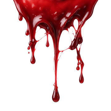 Red dripping blood effect with dark background