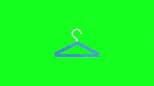 Clothes Hanger Green Screen Animation