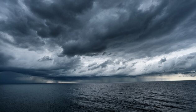 Moody Cloudy Skies Filled With An Overcast Ambiance Create A Dramatic Weather Scenario