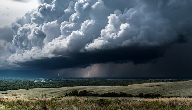 Overcast Gloomy Thunder Clouds