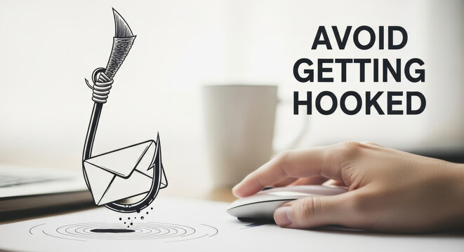 Avoid getting hooked by phishing scams with cybersecurity awareness to protect personal data and online communication from threats and attacks