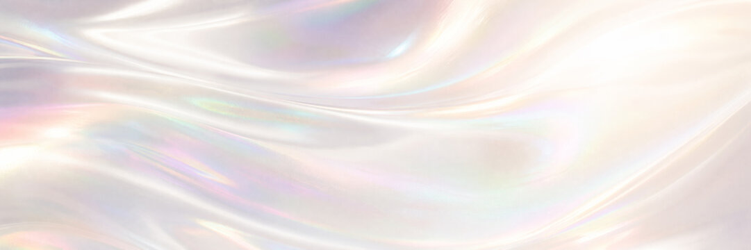 Abstract soft pearlescent iridescent surface texture background