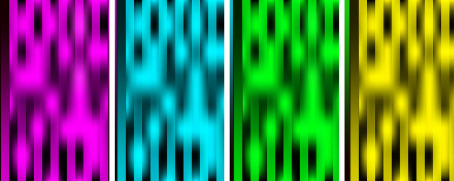 Vibrant multicolor gradient stripe background with pink blue green and yellow
