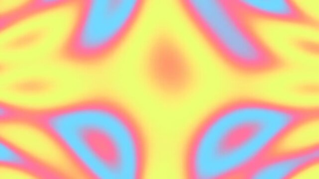 Abstract Psychedelic Swirls Background Vibrant Colors.