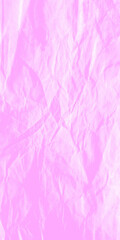 Naklejka premium Light Pink Crumpled Paper Texture Background with Wrinkled Folded Page Surface Effect Isolated Vector Graphic