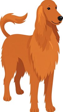 Spaniel Dog Standing.