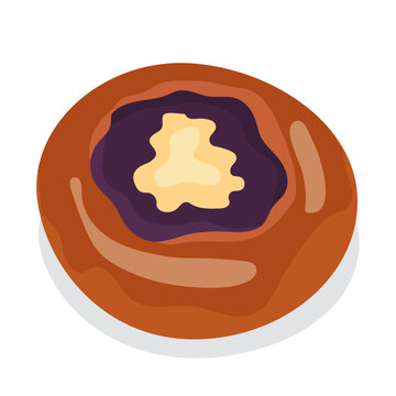 kolache sweet bread fruit filled pastry.