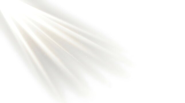 Blurry abstract light streaks on white.
