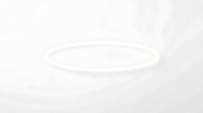 White background with circular shadow.