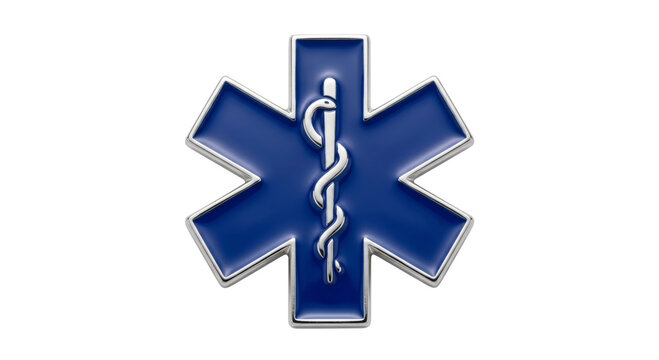Star of Life symbol representing emergency medical services and healthcare professionals